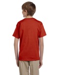 Hanes 5370 Youth EcoSmart ® 50/50 Cotton/Poly T-Shirt Back Thumbnail
