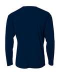A4 N3165 Men's Cooling Performance Long Sleeve T-Shirt Back Thumbnail