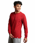 russell athletic 64lttm essential long sleeve tee Side Thumbnail