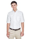 ultraclub 8972 men's classic wrinkle-resistant short-sleeve oxford Front Thumbnail