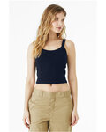 Bella + Canvas 1012BE Ladies' Micro Ribbed Scoop Tank Front Thumbnail