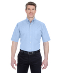 ultraclub 8972t men's tall classic wrinkle-resistant short-sleeve oxford Front Thumbnail