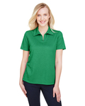 Devon & Jones DG22W CrownLux Performance™ Ladies' Address Melange Polo Back Thumbnail