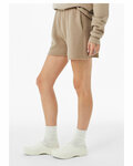 bella + canvas bc3787 women's cutoff sweatshort Side Thumbnail