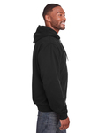 berne sz101 men's heritage thermal-lined full-zip hooded sweatshirt Side Thumbnail
