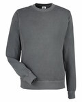J America 8731JA Unisex Pigment Dyed Fleece Sweatshirt Front Thumbnail