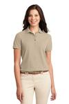 Port Authority L500 Ladies Silk Touch™ Polo Front Thumbnail