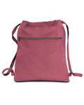 Liberty Bags 8877 Seaside Cotton Pigment Dyed Drawstring Bag Front Thumbnail