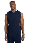 Sport-Tek ST441 Club Sleeveless V-Neck Front Thumbnail