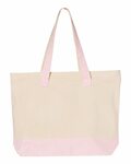 Q-Tees Q1300 19L Zippered Tote Back Thumbnail
