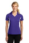 Sport-Tek LST655 Ladies Side Blocked Micropique Sport-Wick ® Polo Front Thumbnail
