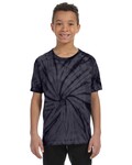 Tie-Dye CD101Y Youth 5.4 oz. 100% Cotton Spider T-Shirt Side Thumbnail