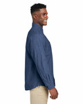 harriton m540 men's denim shirt-jacket Side Thumbnail