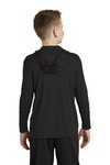 Sport-Tek YST358 Youth PosiCharge ® Competitor ™ Hooded Pullover Back Thumbnail