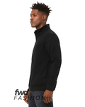 Bella + Canvas 3740C FWD Fashion Unisex Quarter Zip Pullover Fleece Side Thumbnail