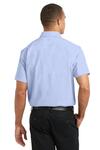 port authority s659 short sleeve superpro ™ oxford shirt Back Thumbnail