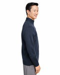 harriton m421 unisex pilbloc™ quarter-zip sweater Side Thumbnail