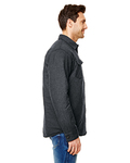 Burnside B8610 Adult Quilted Flannel Jacket Side Thumbnail