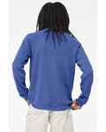 Bella + Canvas 3901 Unisex Sponge Fleece Crewneck Sweatshirt Back Thumbnail