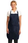 port authority a703 easy care full-length apron with stain release Front Thumbnail