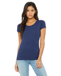 Bella + Canvas B8413 Women's Triblend Short Sleeve Tee Front Thumbnail