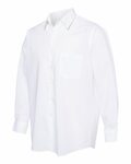 Van Heusen 13V5052 Broadcloth Point Collar Solid Shirt Side Thumbnail