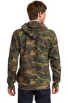 port & company pc78hc core fleece camo pullover hooded sweatshirt Back Thumbnail