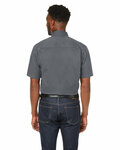 dri duck 4451dd men's craftsman ripstop short-sleeve woven shirt Back Thumbnail
