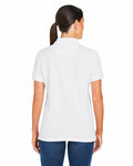 Harriton M205W Ladies' Valiant Cotton Snag Protect Polo Back Thumbnail