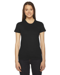 American Apparel 2102 Ladies' Fine Jersey USA Made Short-Sleeve T-Shirt Front Thumbnail