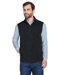 core365 ce701 men's cruise two-layer fleece bonded soft shell vest Back Thumbnail