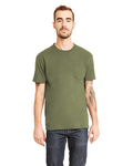 next level 3605 unisex pocket crew Front Thumbnail