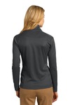 Port Authority L805 Ladies Vertical Texture Full-Zip Jacket Back Thumbnail