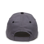 outdoor cap gl-645 unstructured brushed twill sandwich cap Back Thumbnail