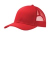 Port Authority C112 Snapback Trucker Cap Front Thumbnail