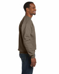 hanes p1607 unisex ecosmart® 50/50 crewneck sweatshirt Side Thumbnail