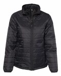 independent trading co. exp200pfz women's puffer jacket Front Thumbnail