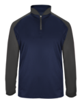 Badger Sport 4006 Ultimate Softlock Sport 1 /4 Zip Front Thumbnail