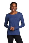 Sport-Tek LST710 Ladies Exchange 1.5 Long Sleeve Crew Front Thumbnail