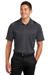 sport-tek st665 heather colorblock contender ™ polo Front Thumbnail