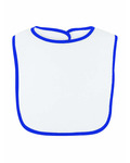 Rabbit Skins 1003 Infant Contrast Trim Terry Bib Front Thumbnail