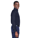 Harriton M500T Men's Tall Easy Blend™ Long-Sleeve Twill Shirt with Stain-Release Side Thumbnail