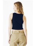 bella + canvas 1019 women's micro rib racer tank Back Thumbnail