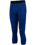 augusta sportswear ag2618 men's hyperform compression calf length tight Front Thumbnail