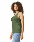 gildan g672l ladies' softstyle cvc racerback tank Side Thumbnail