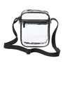 port authority bg931 clear crossbody bag Front Thumbnail