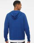 Independent Trading Co. AFX90UNZ Unisex Lightweight Full-Zip Hooded Sweatshirt Back Thumbnail