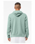 Bella + Canvas 3719 Unisex Sponge Fleece Pullover Hoodie Back Thumbnail