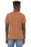 Bella + Canvas 3001CVC Unisex Heather CVC T-Shirt Back Thumbnail