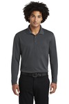 sport-tek st640ls posicharge ® racermesh ® long sleeve polo Front Thumbnail